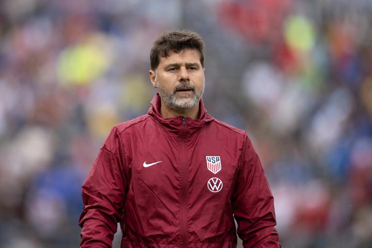 EAST HARTFORD, CT - JUNE 7: Head coach Mauricio Pochettino of United States during an international friendly game between Turkey and USMNT at Pratt & Whitney Stadium on June 7, 2025 in East Hartford, Connecticut. (Photo by John Dorton/ISI Photos/USSF/Getty Images for USSF)